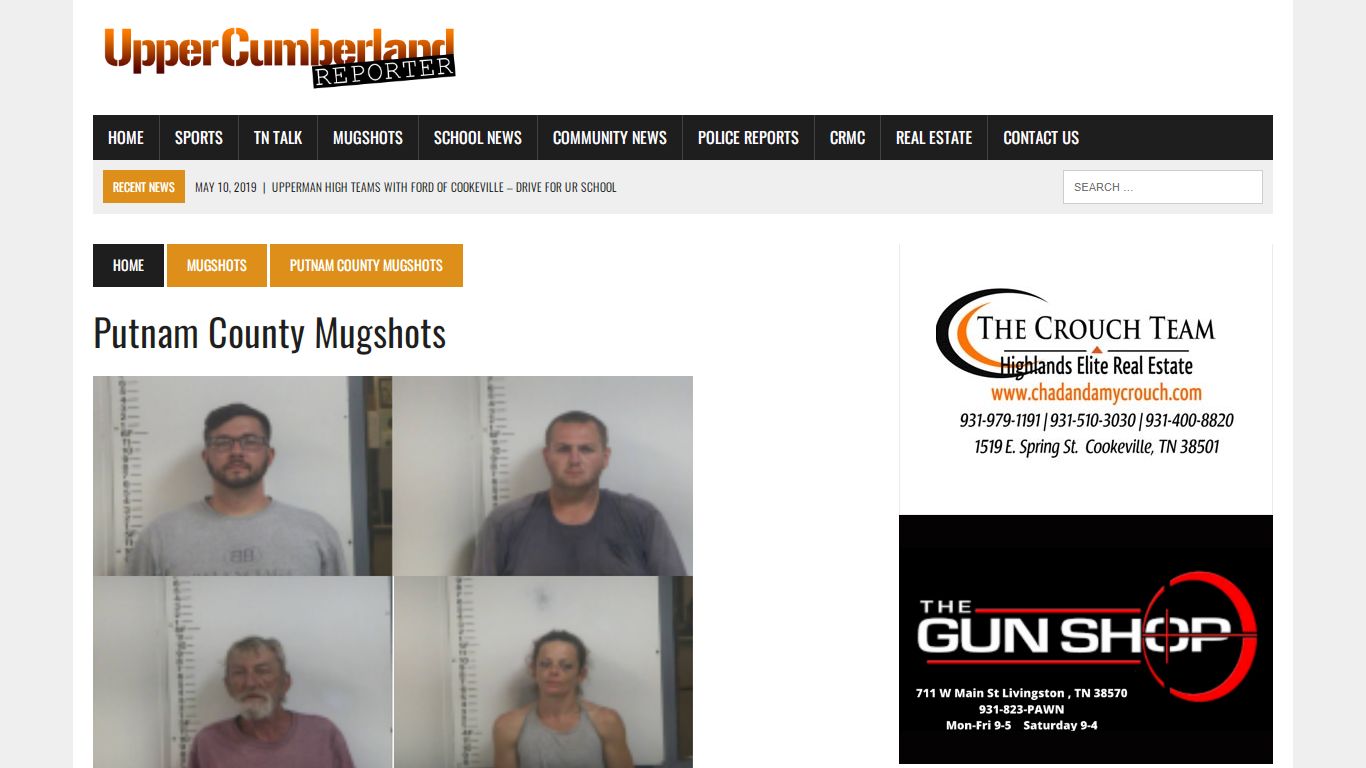 Putnam County Mugshots | Upper Cumberland Reporter